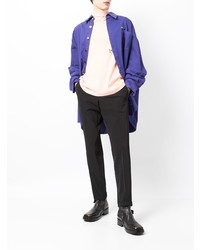 Chemise à manches longues violette Raf Simons