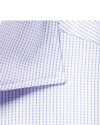 Chemise à rayures verticales bleu clair Ermenegildo Zegna