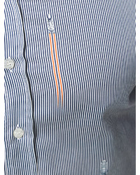 Chemise à rayures verticales bleu clair Etro