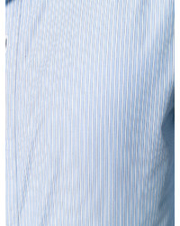 Chemise à rayures verticales bleu clair Lanvin