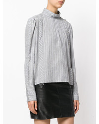Chemise à rayures verticales grise Etoile Isabel Marant