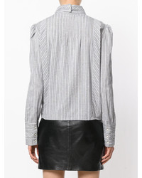 Chemise à rayures verticales grise Etoile Isabel Marant