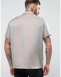 Chemise argentée Asos