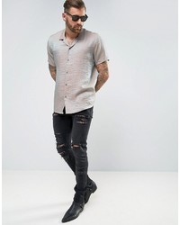 Chemise argentée Asos