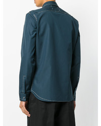 Chemise bleu canard Maison Margiela