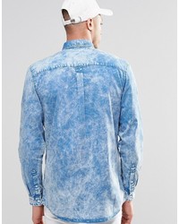 Chemise bleu clair Weekday