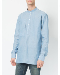 Chemise bleu clair Balmain