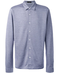 Chemise bleu clair Corneliani