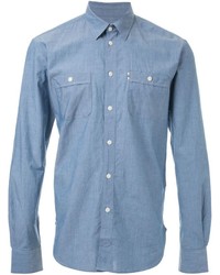 Chemise bleu clair MAISON KITSUNÉ