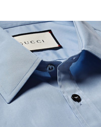 Chemise bleu clair Gucci