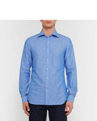 Chemise bleu clair Isaia