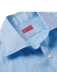 Chemise bleu clair Isaia