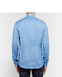 Chemise bleu clair Prada