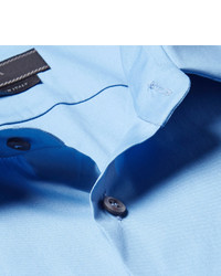 Chemise bleu clair Prada