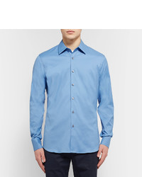 Chemise bleu clair Prada