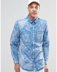 Chemise bleu clair Weekday