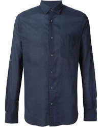 Chemise bleu marine Aspesi