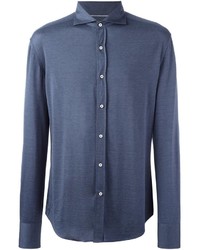 Chemise bleu marine Brunello Cucinelli