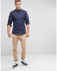 Chemise bleu marine Esprit