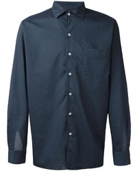 Chemise bleu marine Massimo Alba