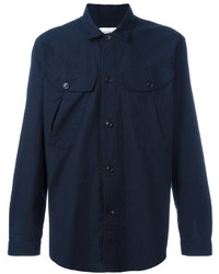 Chemise bleu marine Oliver Spencer