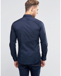 Chemise bleu marine Benetton