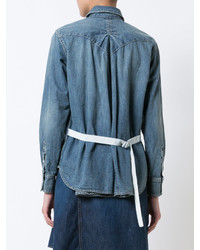 Chemise bleue Sacai