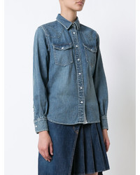 Chemise bleue Sacai