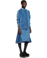 Chemise bleue Sacai