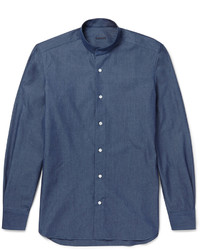 Chemise bleue Caruso