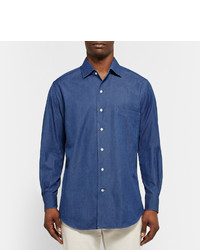 Chemise bleue Loro Piana