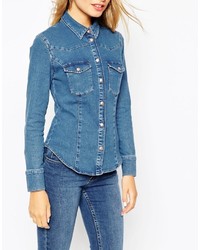 Chemise bleue Asos