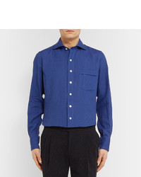 Chemise bleue Drakes