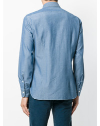 Chemise bleue Barba