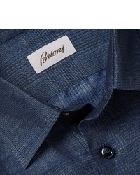 Chemise bleue Brioni