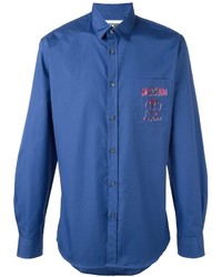 Chemise bleue Moschino