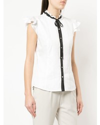 Chemise boutonnée à manches courtes blanche GUILD PRIME