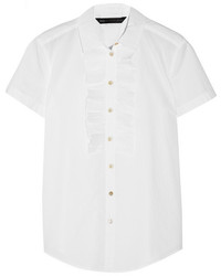 Chemise boutonnée à manches courtes blanche Marc by Marc Jacobs
