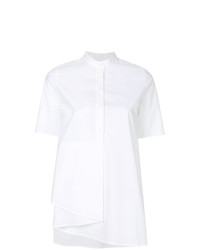 Chemise boutonnée à manches courtes blanche MM6 MAISON MARGIELA