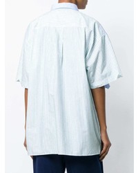 Chemise boutonnée à manches courtes bleu clair Y/Project