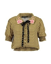 Chemise boutonnée à manches courtes imprimée multicolore Sister Jane