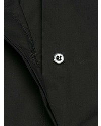 Chemise boutonnée à manches courtes noire MM6 MAISON MARGIELA