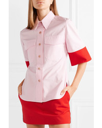 Chemise boutonnée à manches courtes rose Calvin Klein 205W39nyc
