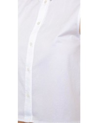 Chemise boutonnée sans manches blanche Alexander Wang