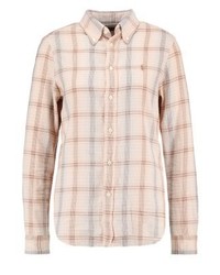 Chemise de ville à carreaux beige Ralph Lauren