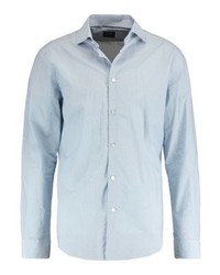 Chemise de ville à carreaux blanche Esprit