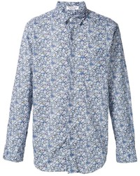 Chemise de ville à fleurs bleu clair Engineered Garments