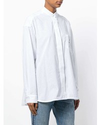 Chemise de ville à rayures verticales blanche Walk Of Shame
