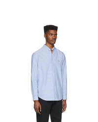Chemise de ville à rayures verticales bleu clair Polo Ralph Lauren