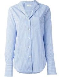 Chemise de ville à rayures verticales bleu clair Rag & Bone